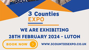 3 Counties Expo Luton 2024, and we’ll be there!